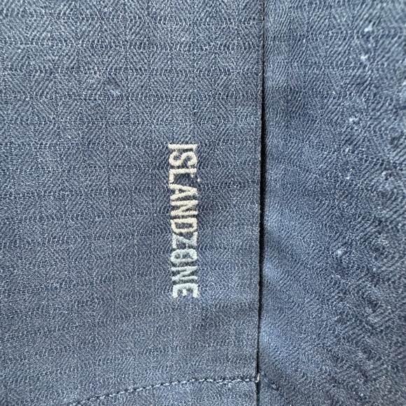 Tommy Bahama Blue Casual Button Down Shirt - Picture 4 of 7